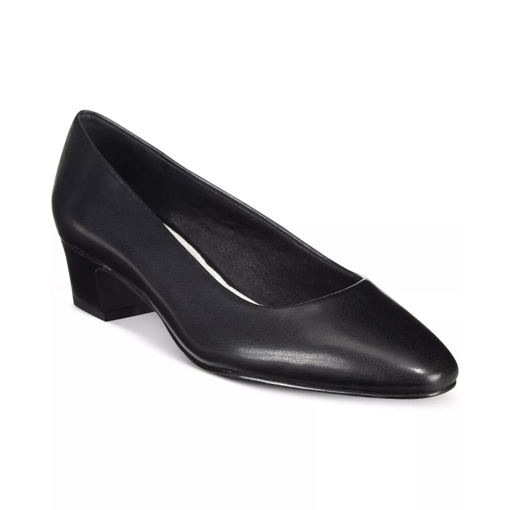NWOB Easy Street Prim Kitten Heel Pumps Black Size 6